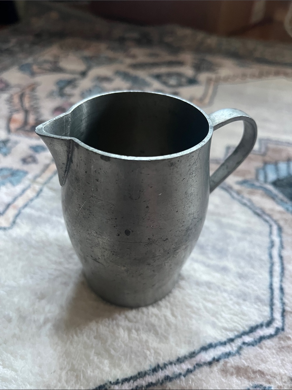Vintage Reproduction Colonial Pewter Creamer